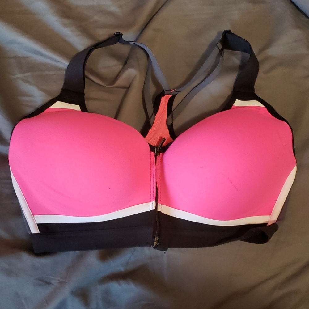 Front Zip Sports Bra